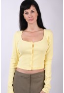 Cardigan Dama Jjxx Jxfunny Str Rib French Vanilla